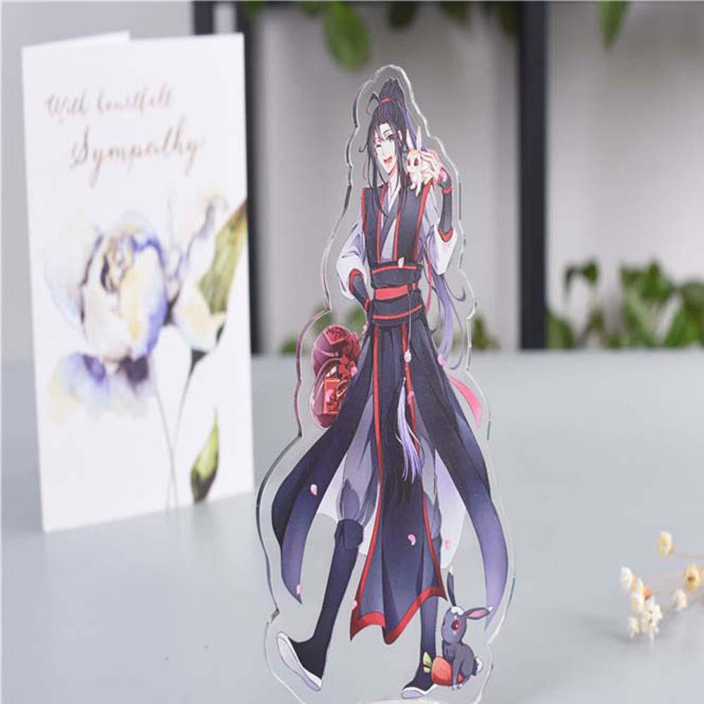 QUINTON Mo Dao Zu Shi Fashion Lan WangJi Grandmaster of Demonic Dekorasi Mainan Koleksi Model Desktop Standing Kartu Akrilik Stand Figure