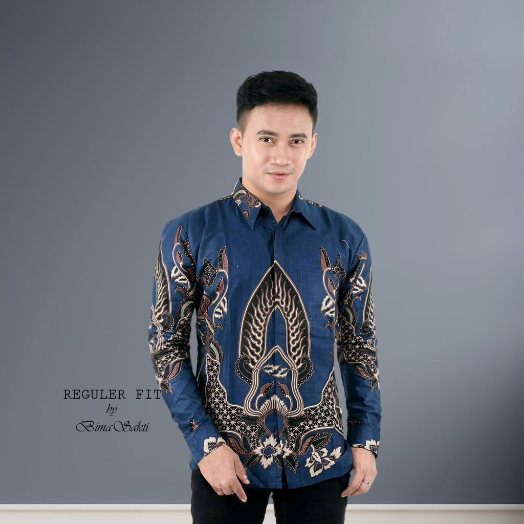 emeja batik pria lengan panjang original bima sakti / baju kemeja lengan panjang pria motif batik / baju kemeja batik pria dewasa lengan panjang / baju kemeja pria lengan panjang batik / baju batik kemeja lengan panjang / bisa cod / bayar ditempat