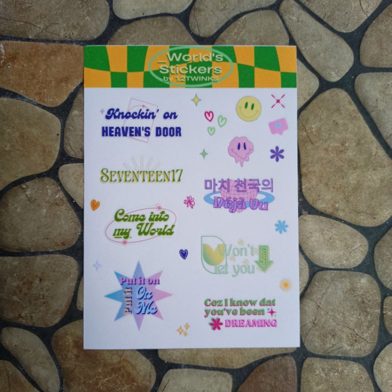 

Seventeen Sticker World Sector17 - KPOP Sticker