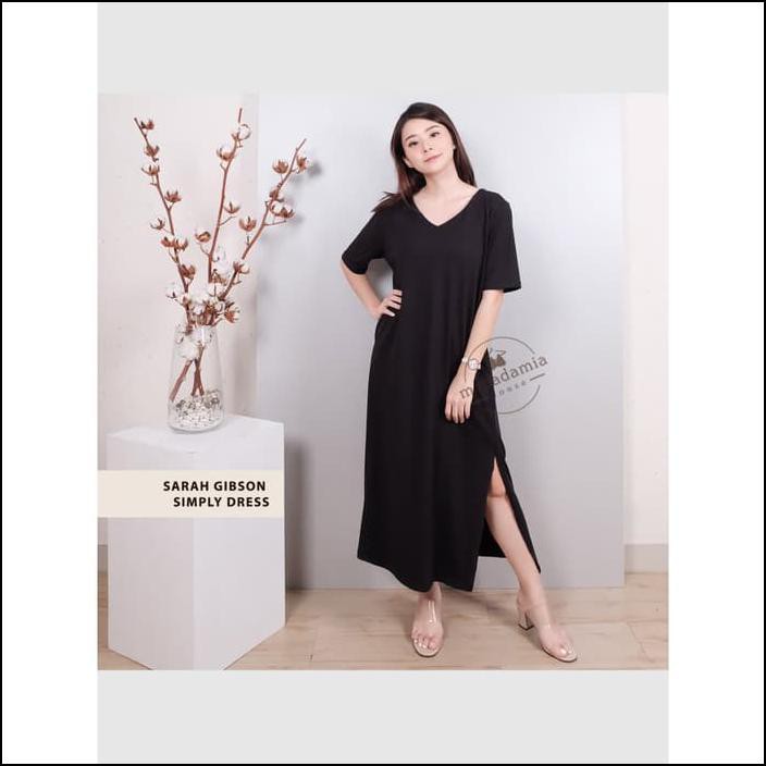 D9396 Sarah Gibson Simply Dress Macadamia House Dustypink Shopee Indonesia