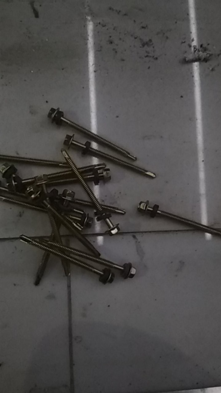 Baut Roofing 12 X 70 / Mata Baut Ruping Baja Ringan