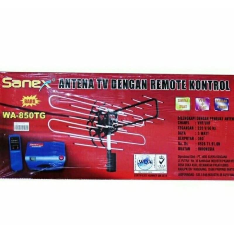 antena TV remote control sanex