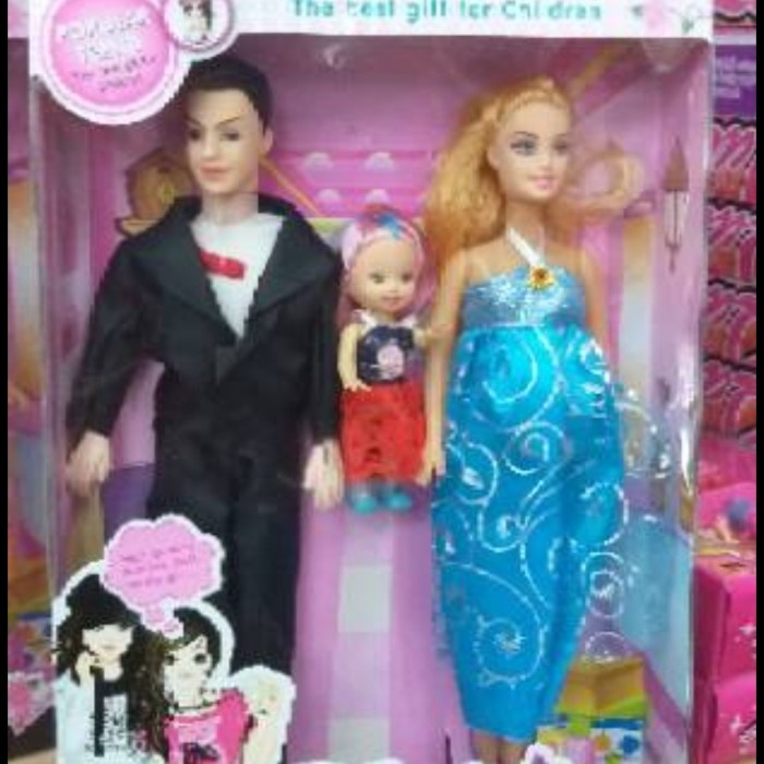 Rramaa18 mainan Berbie keluarga ibu hamil mrh