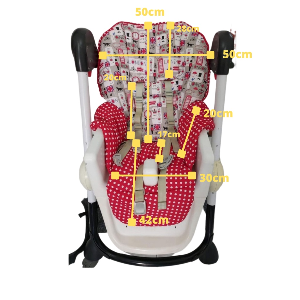 ALAS Kursi Makan Bayi JUMBO - High Chair Pad Baby Akachan mamalove graco cocolatte HC