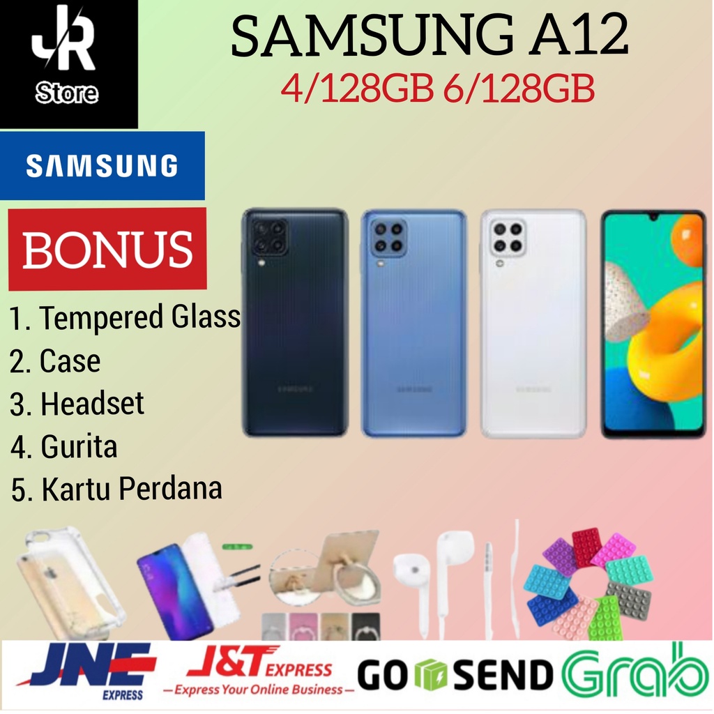 SAMSUNG A12 RAM 4GB 6GB ROM 128GB 4/128GB 6/128GB GARANSI RESMI SAMSUNG INDONESIA SEIN
