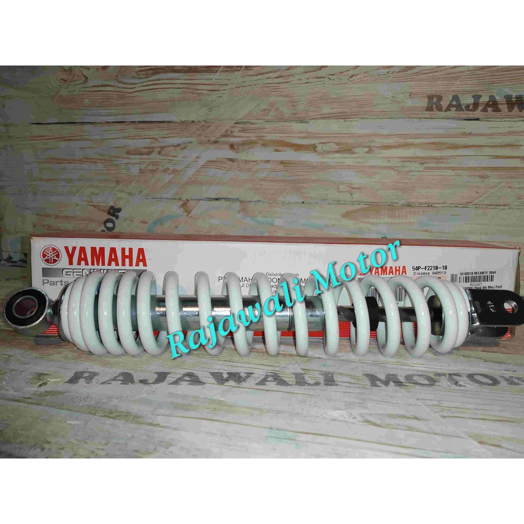 SKOK BELAKANG, SHOCKBREAKER YAMAHA MIO J PUTIH ORIGINAL YAMAHA