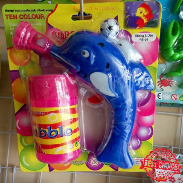 Edukatif Toys Anak | Mainan Balon Bubble Pistol Gelembung