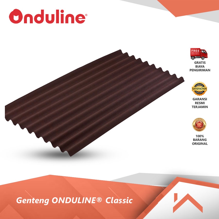 Genteng ONDULINE® Classic - Brown / Genteng Bitumen Onduline