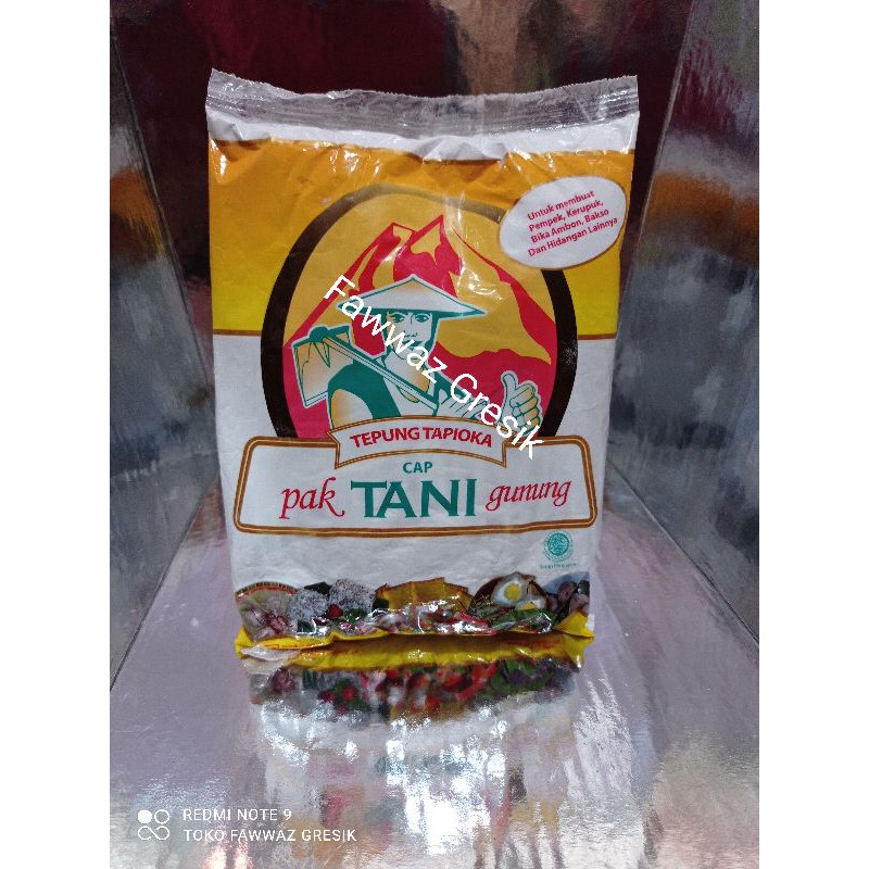 TEPUNG TAPIOKA  PAK TANI GUNUNG 500gr / TEPUNG TAPIOKA Cap PAK TANI GUNUNG 500 gram