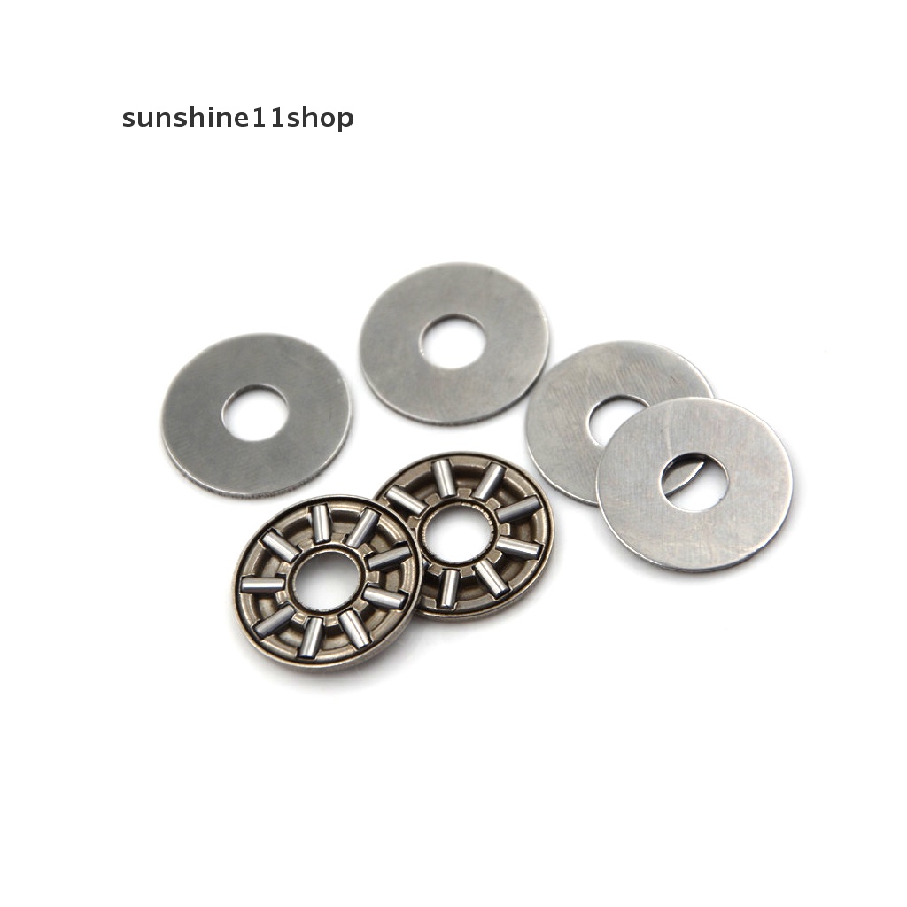 Sho 2 Set AXK0619 Thrust Needle Roller Bearing Dengan Dua Washers Ukuran 6mm x 19mm x 2mm