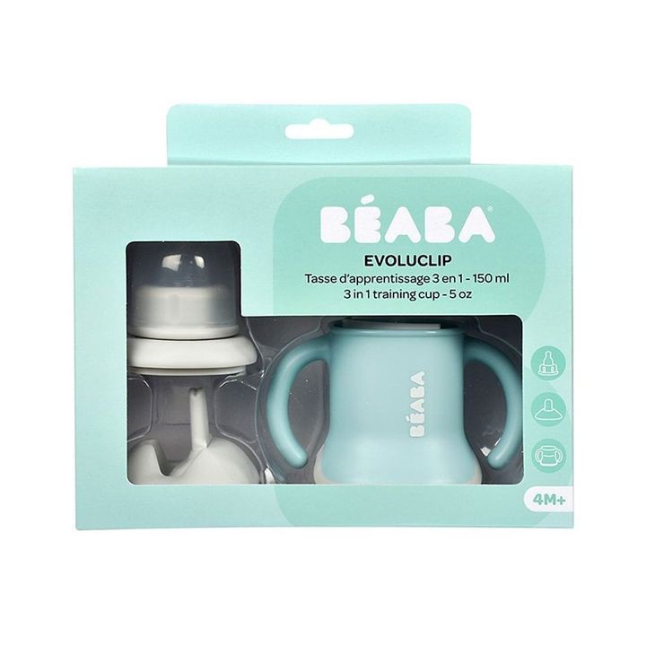 BEABA 3 IN 1 TRAINING CUP / BOTOL MINUM ANAK/ GELAS BAYI/ TEMPAT MINUM BAYI