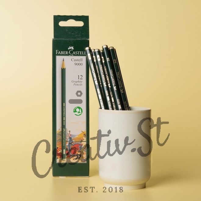 

Arm (16 Pcs) FABER CASTELL Pensil Komputer 9000 6H Sampai 8B