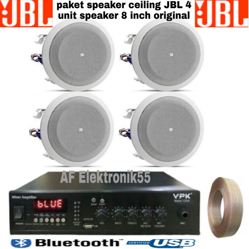 Paket Speaker Ceiling JBL 4 Unit Speaker JBL ( 8 Inch ) Original