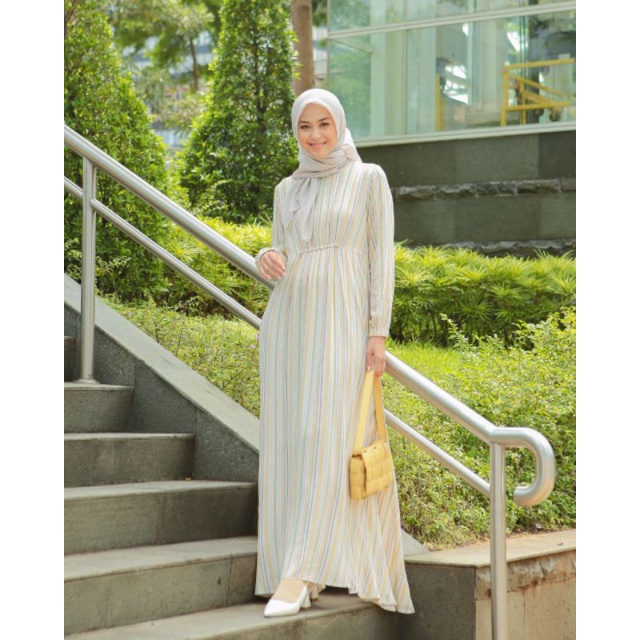 READY❗Le Khari ORIGINAL❗ Feliza Dress - Gamis Busui - Gamis Rayon - Homedress - Dress Muslim - Gamis