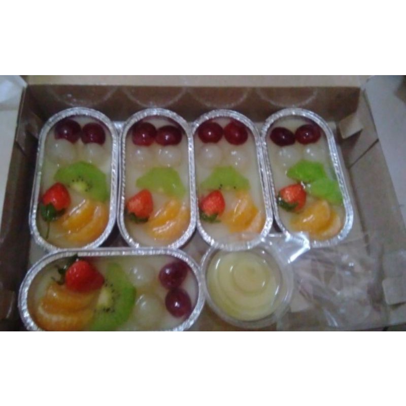 puding buah cup 100 150ml isi 5