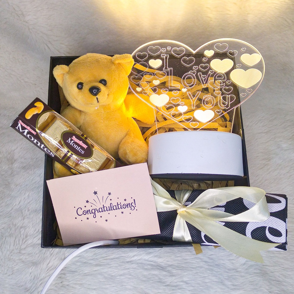 

Gift Box Eksklusif Lampu LED I Love You