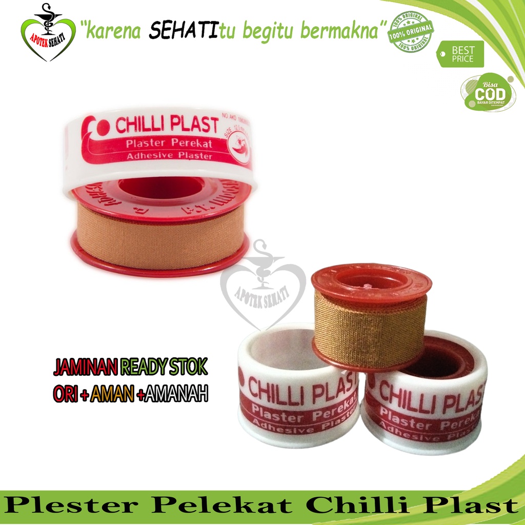 Plester Chili Plast Perekat Rol Chilliplast Plester Kain Coklat