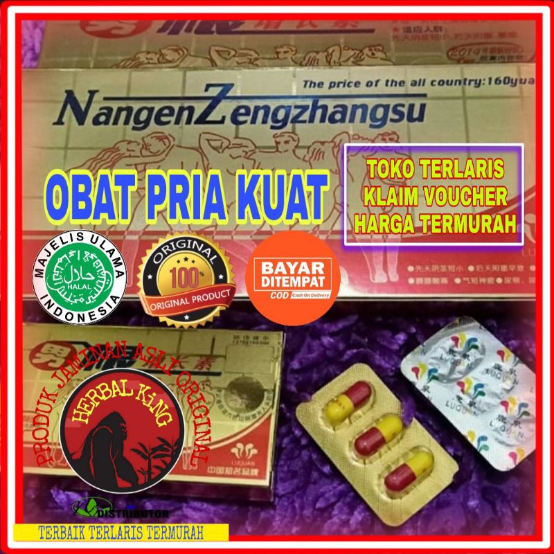 TERLARIS NANGEN ZENGZHANGSU LUQUAN ASLI ORIGINAL SUPLEMENT PRIA HERBAL SEDIA ECER TERMURAH