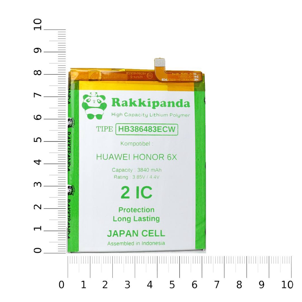 R/K- RakkiPanda - HB386483ECW+ Huawei Honor 6X / Honor G9 Plus Batre Batrai Baterai