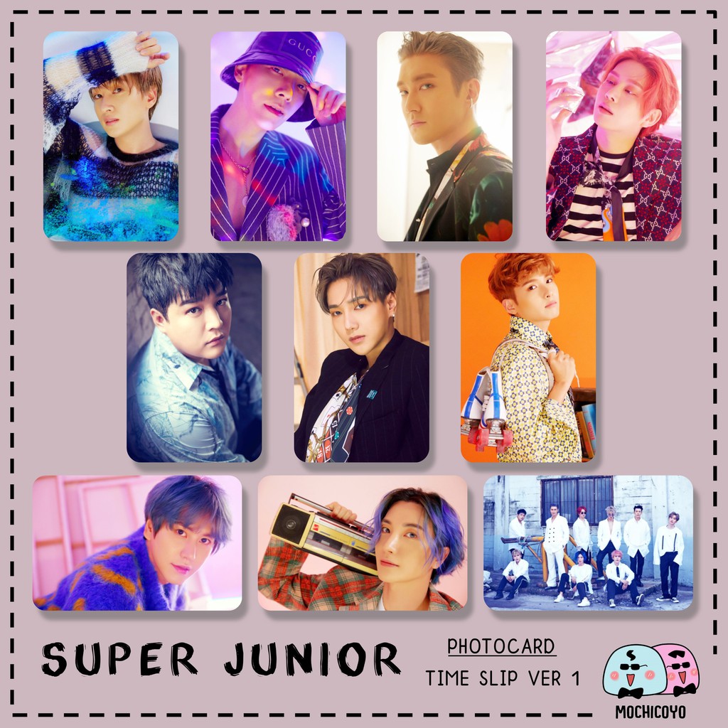 [UNOFFICIAL] PHOTOCARD KPOP SUPER JUNIOR TIME SLIP