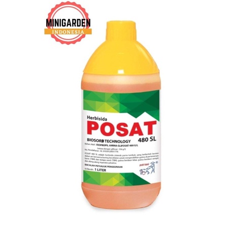 HERBISIDA POSAT 480SL 1 LITER obat pembasmi rumput liar dan gulma