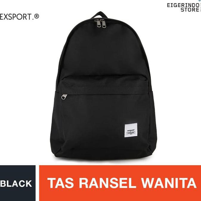 Pengiriman Cepat Exsport Willow (M) 01 Backpack - Black CUCI GUDANG