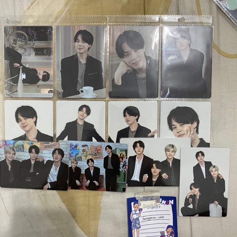 bts official permission to dance ptd on stage mini pc photocard jimin unit set