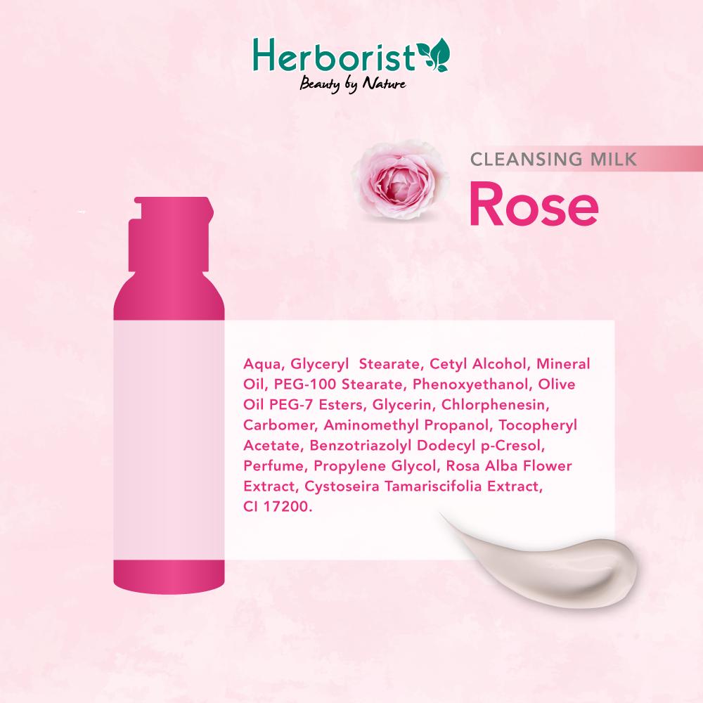 Herborist Cleansing Milk Rose 100ml