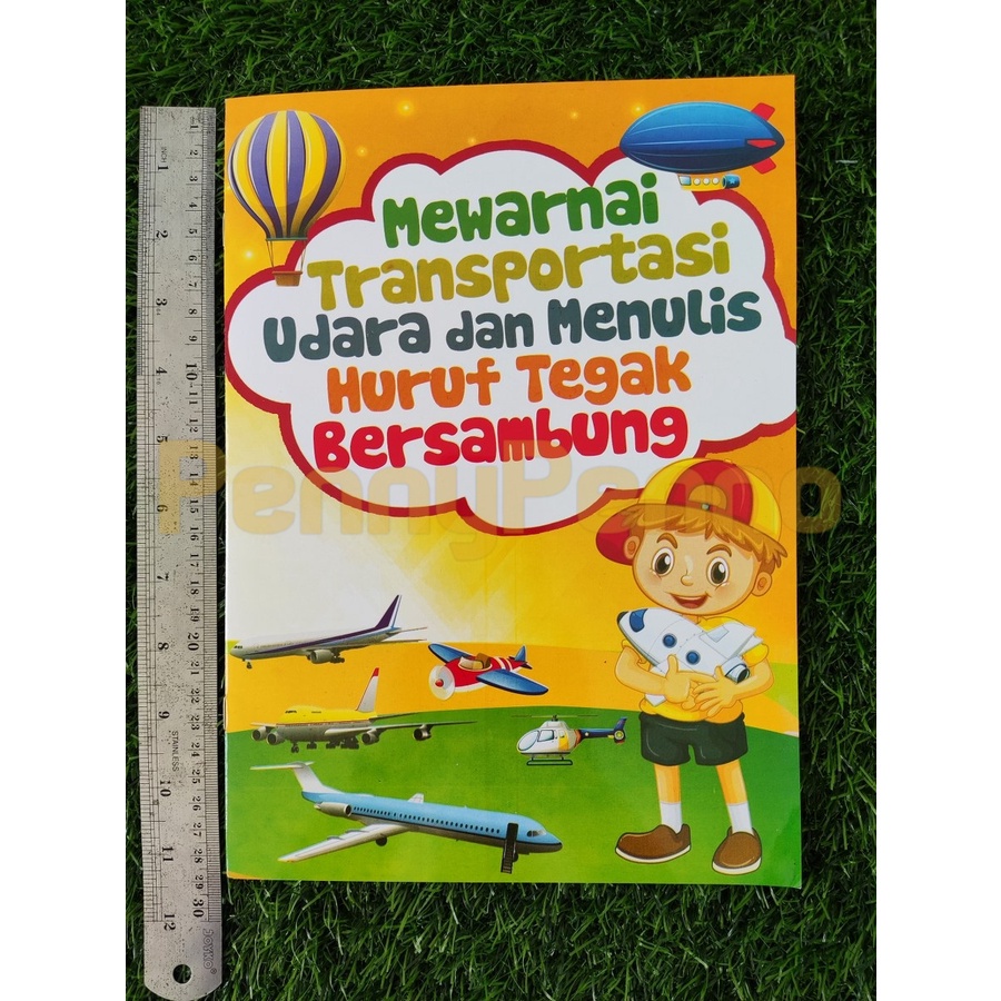 

JC - Buku Mewarnai Model Transportasi/ Hewan/ Robot / Bunga / Binatang (Uk 28,5 cm x 21 cm)