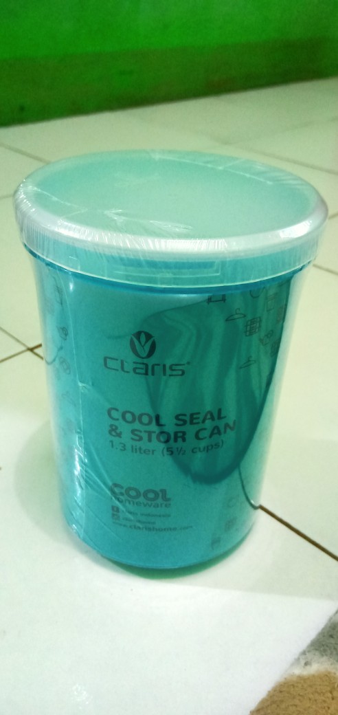 Toples Claris Sealnstor Can 1934 Wadah Serbaguna Toples 1300ml