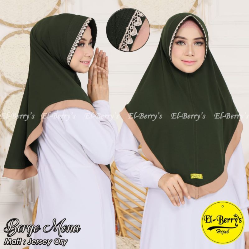 HIJAB INSTAN BERGO MONA BY El-Berry's