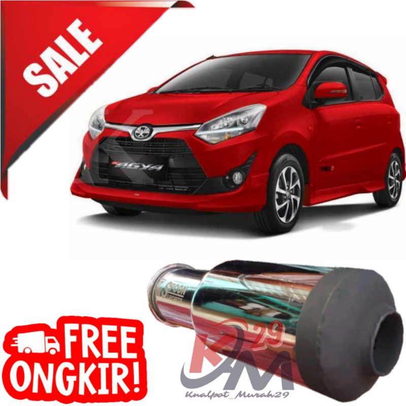 KNALPOT SPOON MURAH UNTUK SEMUA JENIS MOBIL BENSIN DAN SOLAR NON TURBO HONDA JAZZ CIVIC AGYA AYLA AV