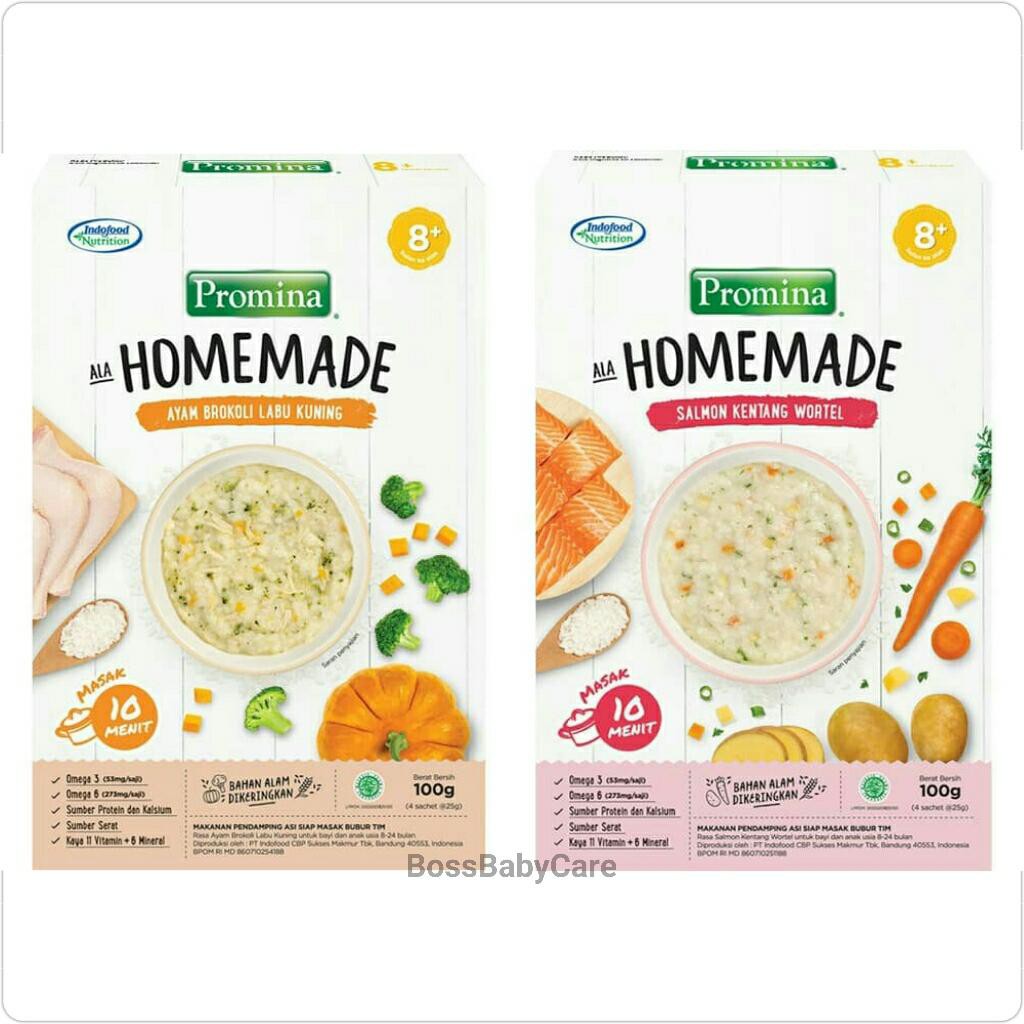 Bubur Bayi Promina Homemade 8bulan 100gr | Shopee Indonesia