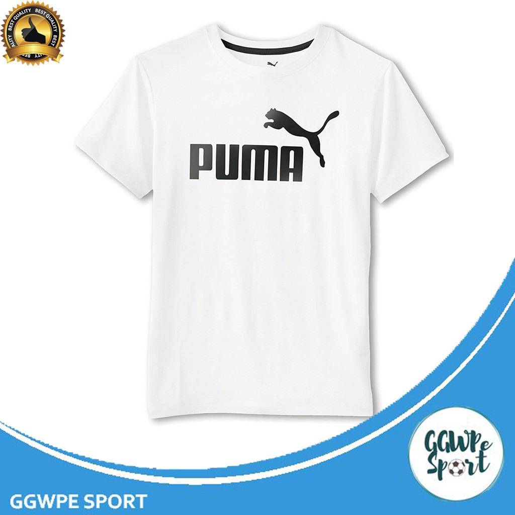 Kaos Distro Puma Hitam dan Putih Pendek Kekinian Katun Combed 30S Kualitas Terbaik Edisi Terbatas