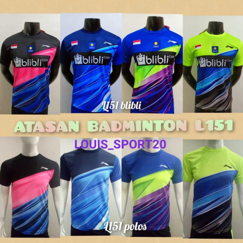 BAJU BADMINTON DEWASA/ ATASAN BADMINTON L151 LINING