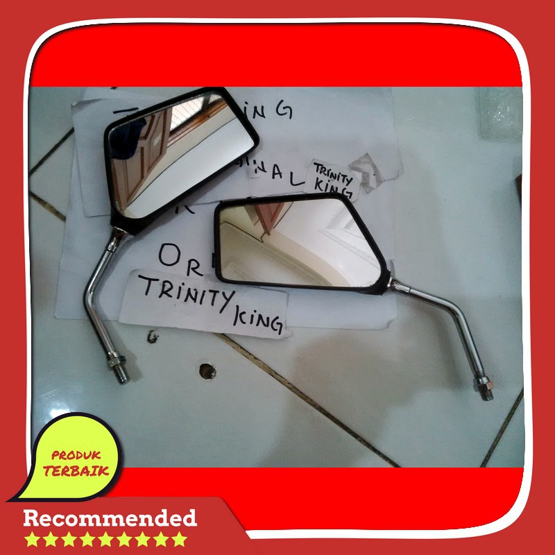 sparepart spion kotak chrome motor yamaha rx king lawas ori asli original
