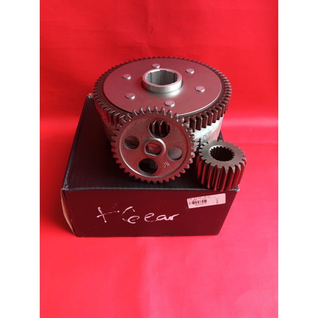 Drafgir DriveGear Rumah Kopling Pir6 Tiger Megapro CB 21T 70T 37T