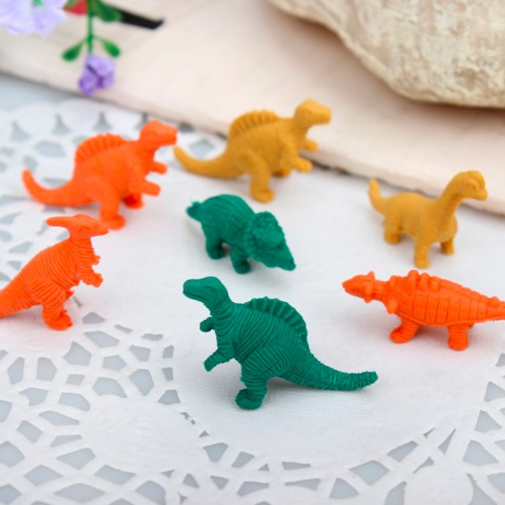 [ORGM] Mainan telur dino souvenir penghapus motif dino