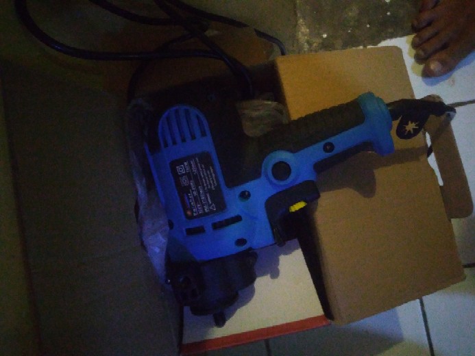 Hiroki Hr 6125 Re Mesin Poles Mobil Motor + Bor Amplas Polisher