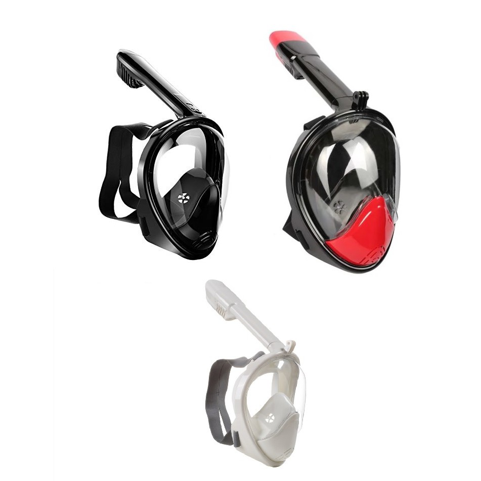 M2098G - Full Face Snorkeling Scuba Mask L-XL Size - GoPro Compatible