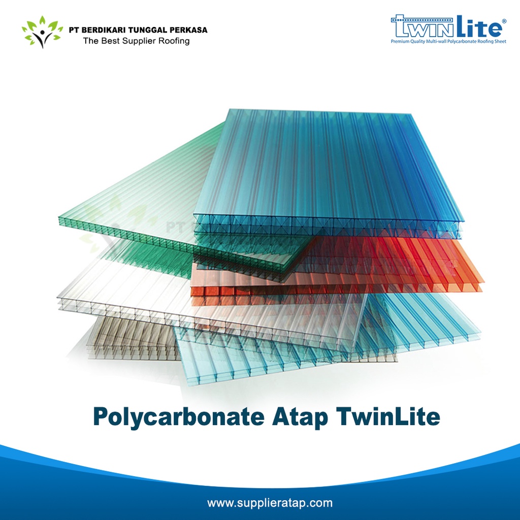 Atap Polycarbonate Twinlite Flat Gen 2.0