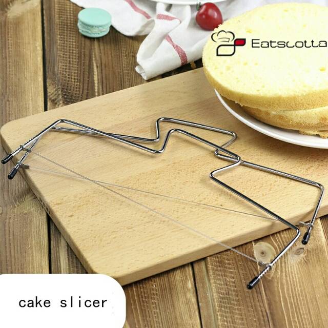 Cake slicer cake leveler pemotong kue stainless steel