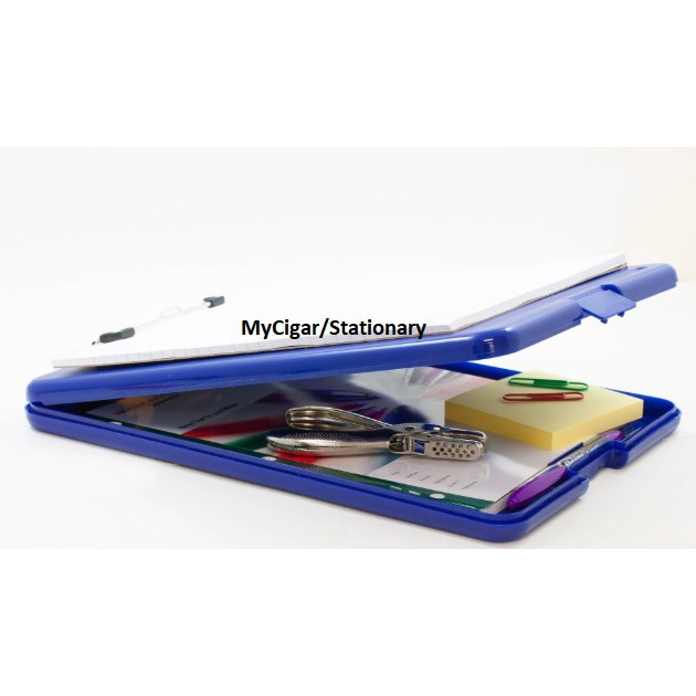 

clipboard storage case papan klip jalan Bazic A4 1810 ori
