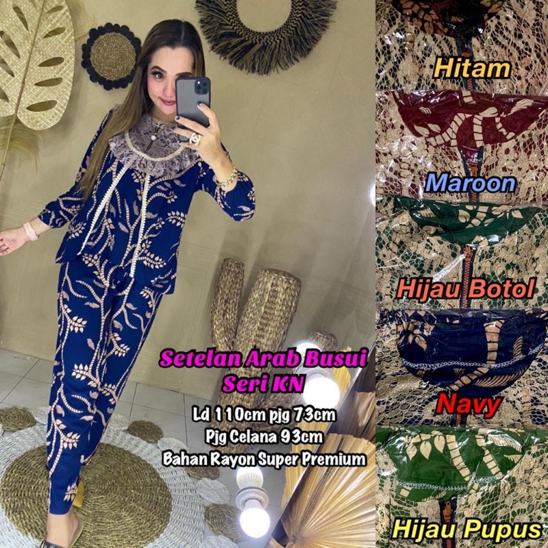 Cp Renda /Arabian/Setelan Renda/Daster Arab /Piyama /Baju tidur/Dlusia/Akar/Simpel/Lgn/ Akar lengan pjg