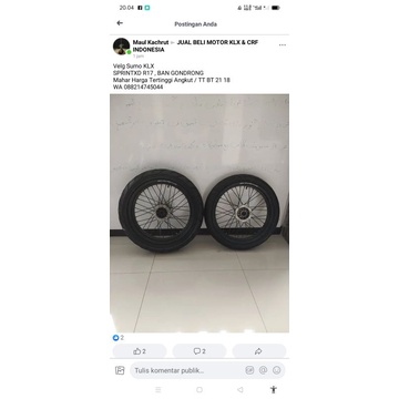 Velg Supermoto KLX