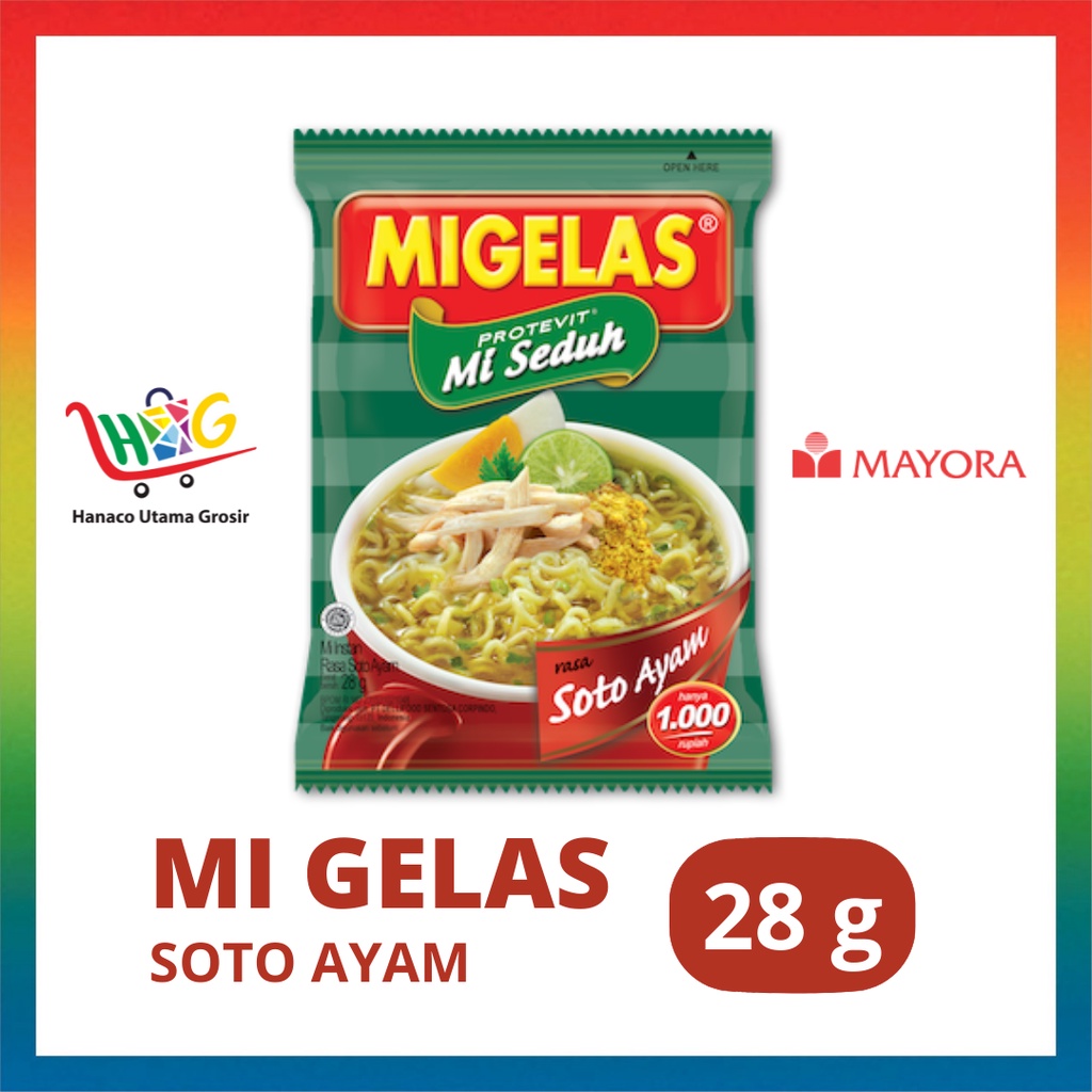 Mie Gelas 28gr [ 1 PCS ]