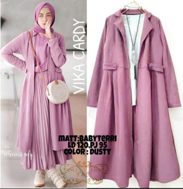 OUTER CARDI VIKA LONGCADIGAN RIFKA BABYTERRY FEHM