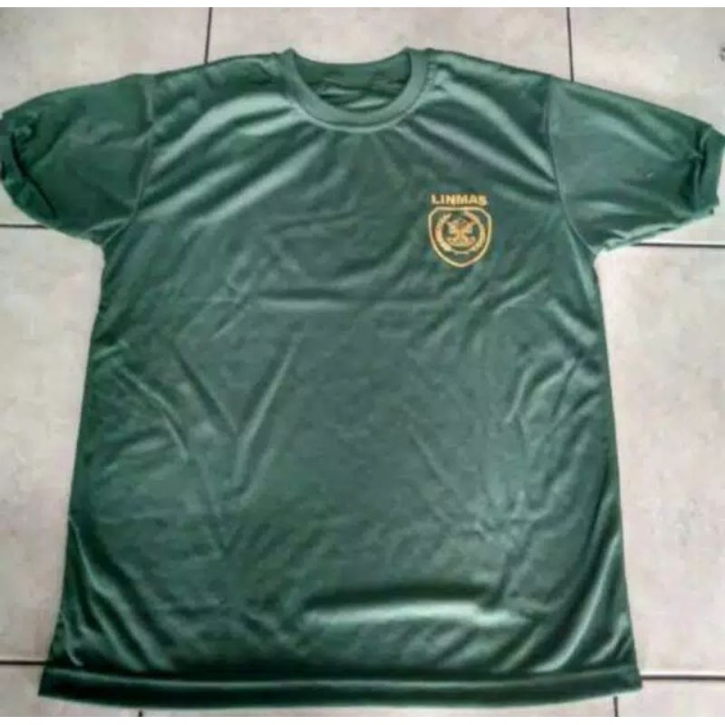 Kaos Linmas(COD) Lengan Panjang/Kaos Decker Linmas Premium Lumayan Tebal