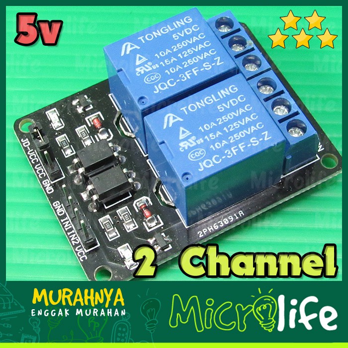 Relay 5v 2 Channel Module