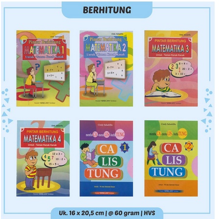 Buku Anak-Cerita Anak-Buku Anak TK/PAUD-Dongeng Binatang-Lengkap dan Murah Pintar Berhitung Srb.Jy